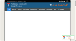 Desktop Screenshot of nebraskainterstatedrugdefense.com